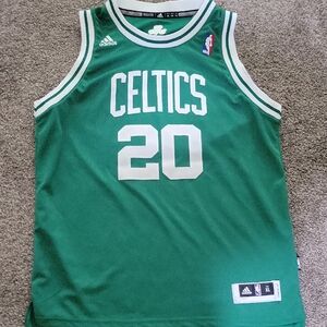 Adidas Green Celtics Jersey with White Number
